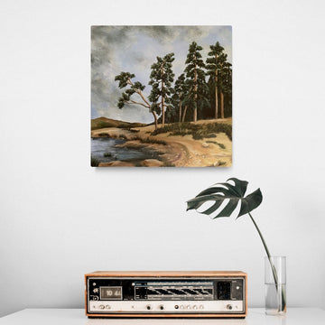 Strand with sequoias